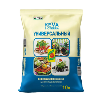 Грунт с биогумусом KEVA BIOTERRA Универсальный 60л